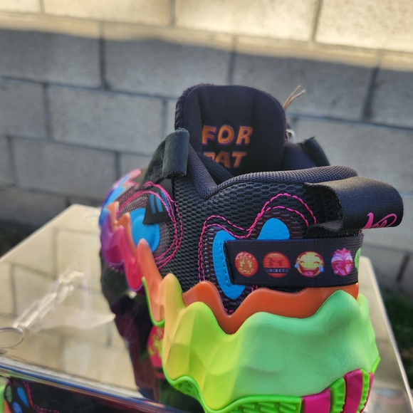 ADIDAS EXHIBIT B MID - WOMENS SZ 7.5 CANDACE PARKER - GZ9565 - BLACK MULTICOLOR - Picture 9 of 10